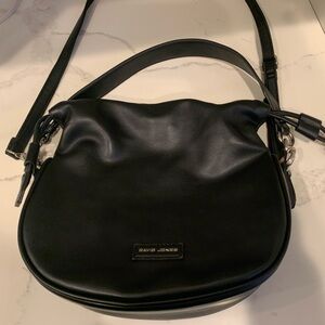 David Jones Bag, EUC, shoulder/cross body, black w/silver hardware